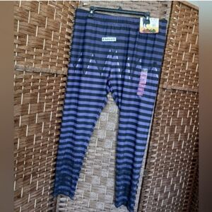 🎉 CLEARANCE Pumpkins & Potions Striped Witch Leggings Horror Halloween Goth